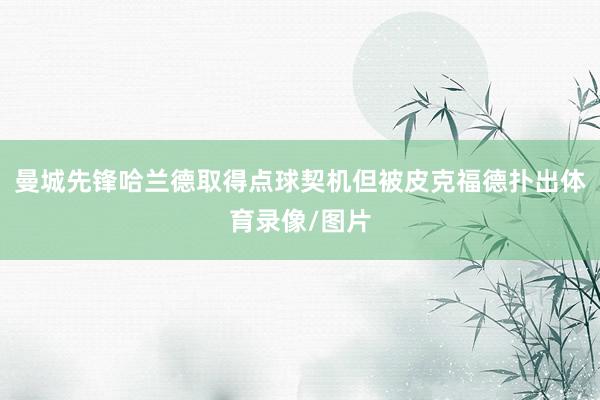 曼城先锋哈兰德取得点球契机但被皮克福德扑出体育录像/图片