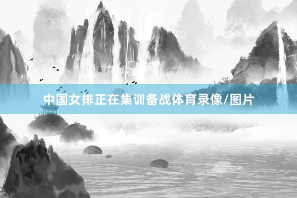中国女排正在集训备战体育录像/图片