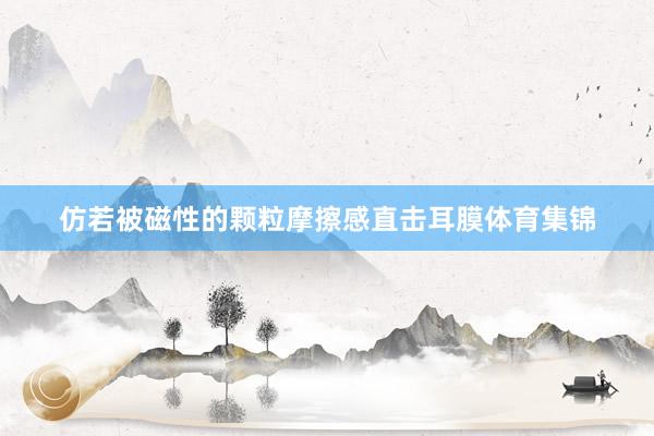 仿若被磁性的颗粒摩擦感直击耳膜体育集锦
