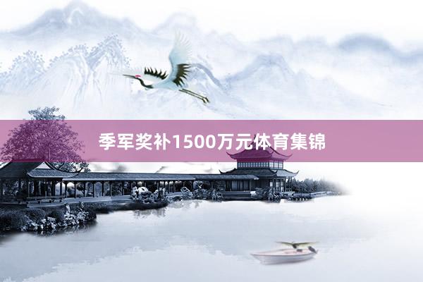 季军奖补1500万元体育集锦