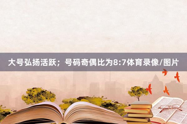 大号弘扬活跃；号码奇偶比为8:7体育录像/图片