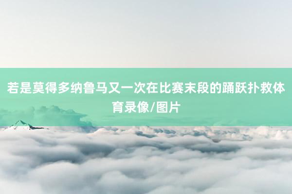 若是莫得多纳鲁马又一次在比赛末段的踊跃扑救体育录像/图片