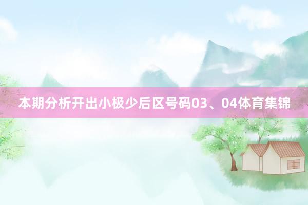 本期分析开出小极少后区号码03、04体育集锦