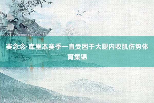 赛念念·库里本赛季一直受困于大腿内收肌伤势体育集锦